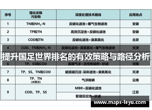 提升国足世界排名的有效策略与路径分析